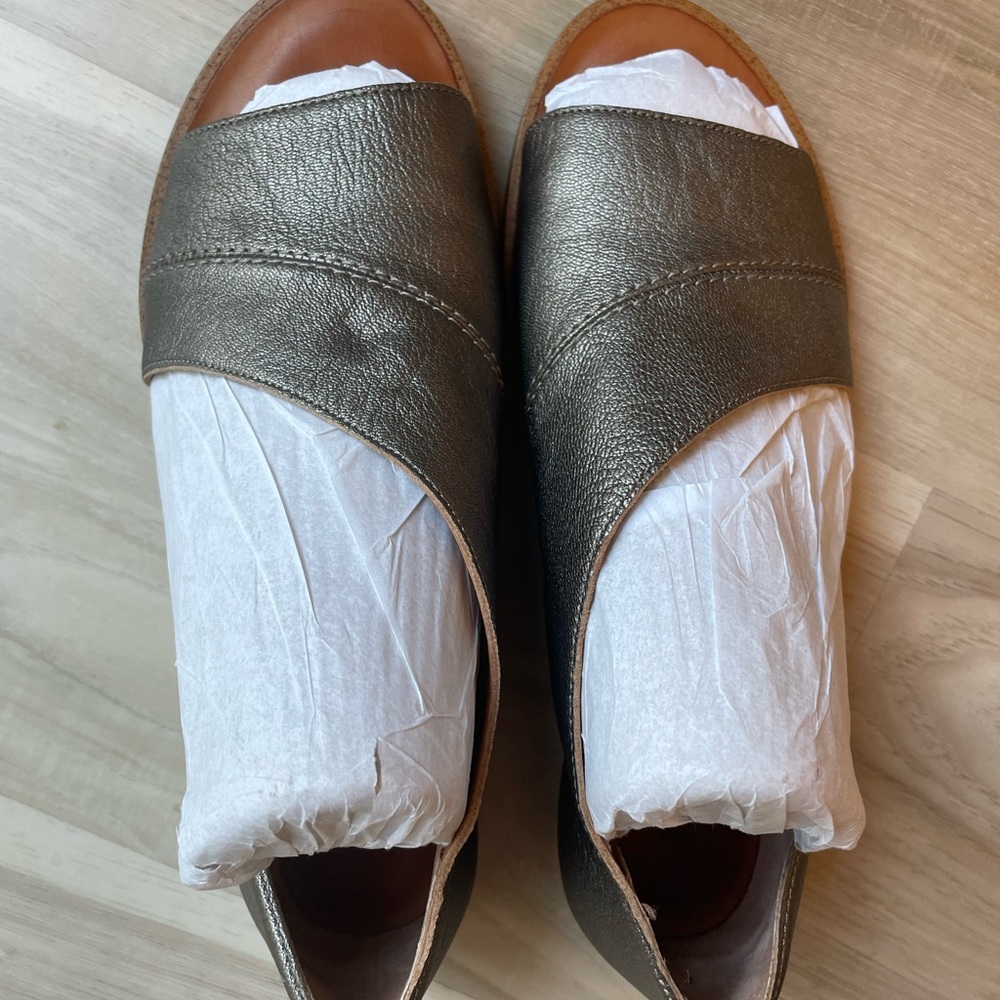 1. State Metallic Sandals